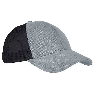 econscious EC7093 Unisex Hemp Eco Trucker Recycled in Charcoal/ black front view