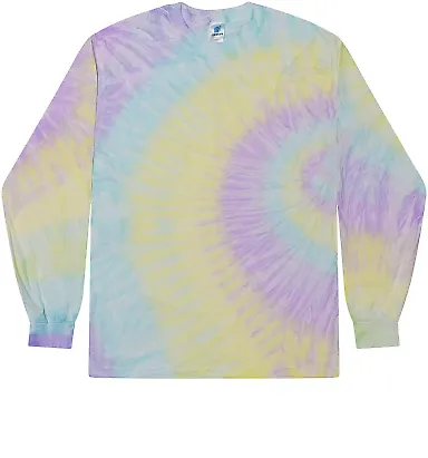 Tie-Dye CD2000Y Youth Long-Sleeve Tee in Mystique front view