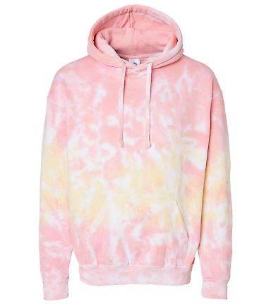 Tie-Dye CD877Y Youth 8.5 oz Pullover Hooded Sweats in Funnel cake front view