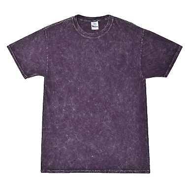 Tie-Dye CD1300 Adult 5.4 oz., 100% Cotton Vintage  in Mineral purple front view