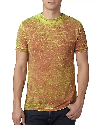 Tie-Dye 1350 Adult Acid Wash T-Shirt in Rusty red front view