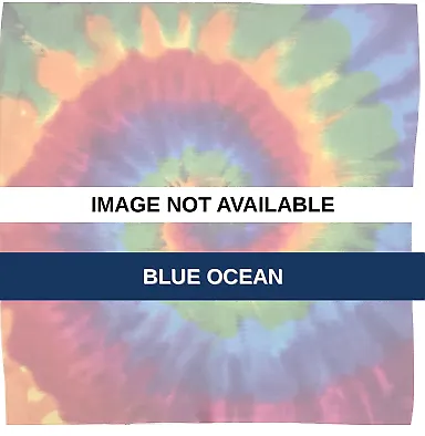 Tie-Dye 9333 Bandana BLUE OCEAN front view