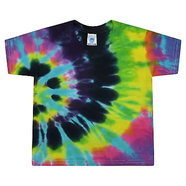 Tie-Dye CD1160 Toddler T-Shirt in Flashback front view