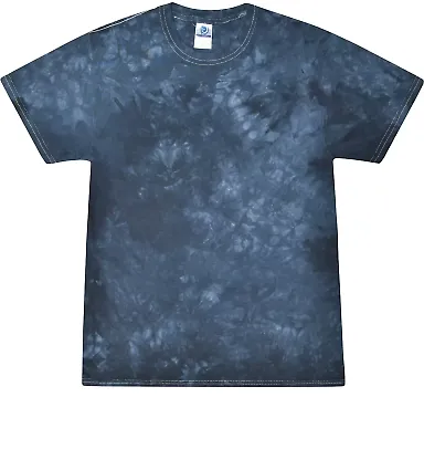 Tie-Dye 1390 Crystal Wash T-Shirt in Navy front view