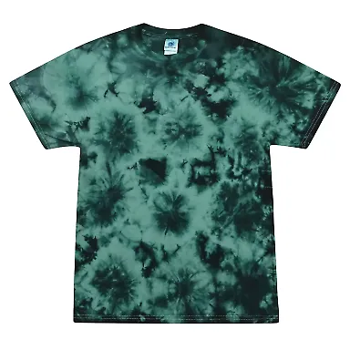 Tie-Dye 1390 Crystal Wash T-Shirt in Crystal jade front view