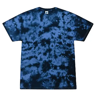 Tie-Dye 1390 Crystal Wash T-Shirt in Cryst clumb/ nvy front view