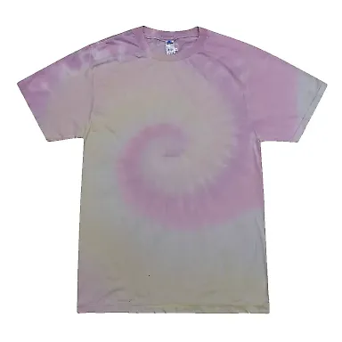 Tie-Dye CD1090 Adult Burnout Festival T-Shirt in Desert rose front view