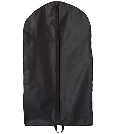 Liberty Bags 9007 Gusseted Garment Bag BLACK front view