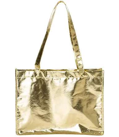 Liberty Bags A134M Metallic Large Tote GOLD front view