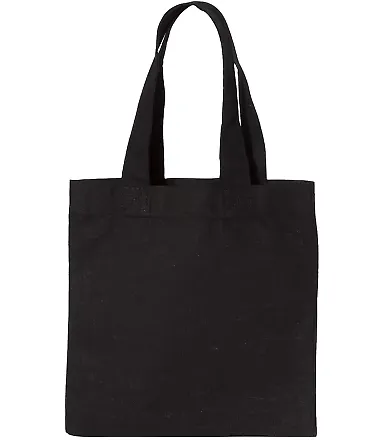 Liberty Bags OAD115 Small Canvas Tote BLACK front view