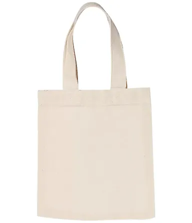 Liberty Bags OAD115 Small Canvas Tote NATURAL front view