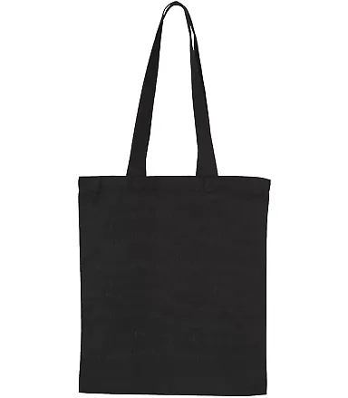 Liberty Bags OAD117 Large Canvas Tote BLACK front view