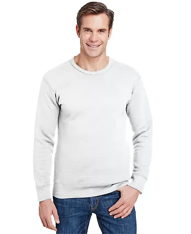 Gildan HF000 Hammer™ Fleece Sweatshirt in White front view