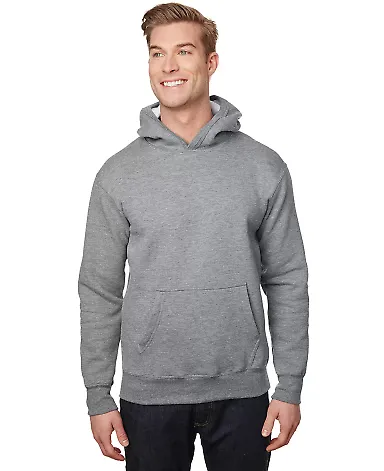 Gildan HF500 Hammer™ Fleece Hooded Sweatshirt in Graphite heather front view