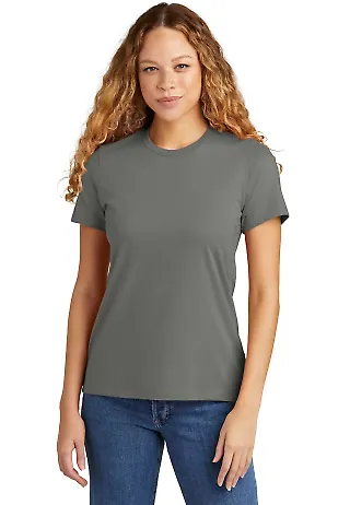 Gildan 67000L Softstyle Women's CVC T-Shirt in Gunmetal front view