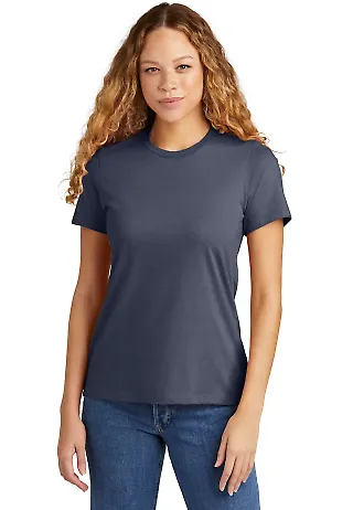 Gildan 67000L Softstyle Women's CVC T-Shirt in Navy mist front view