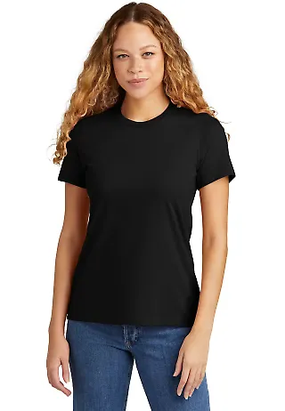 Gildan 67000L Softstyle Women's CVC T-Shirt in Pitch black front view