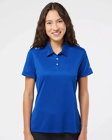 Adidas Golf Clothing A325 Women's 3-Stripes Should Collegiate Royal/ Grey Three front view