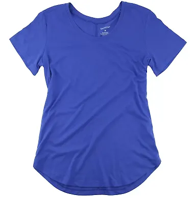 Boxercraft T61 Women’s At Ease Scoop Neck T-Shir Royal front view