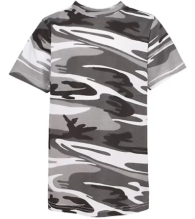 Code V 2207 Youth Camouflage T-Shirt Urban Woodland front view