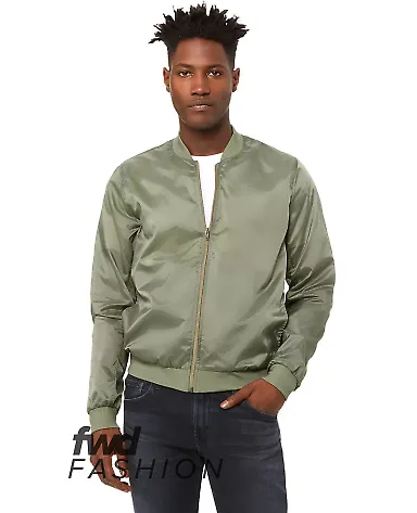 Bella + Canvas 3950 Fast Fashion Unisex Lightweigh in Military green front view