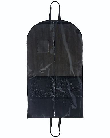 Augusta Sportswear 2203 Clear Garment Bag in Clear/ black front view