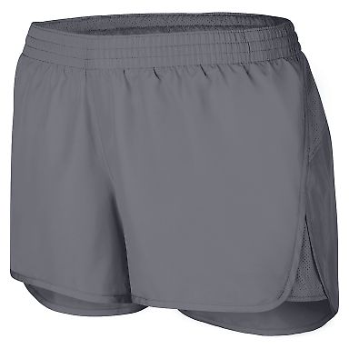 Augusta Sportswear 2431 Girls' Wayfarer Shorts in Graphite front view