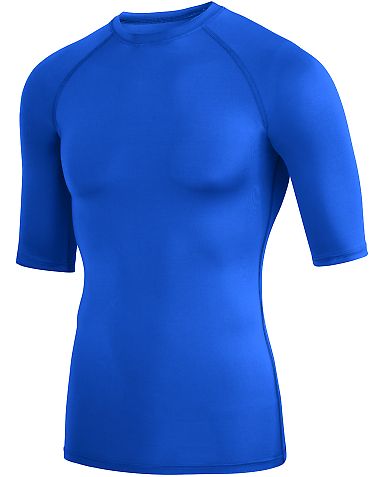Augusta Sportswear 2606 Hyperform Compression Half in Royal front view