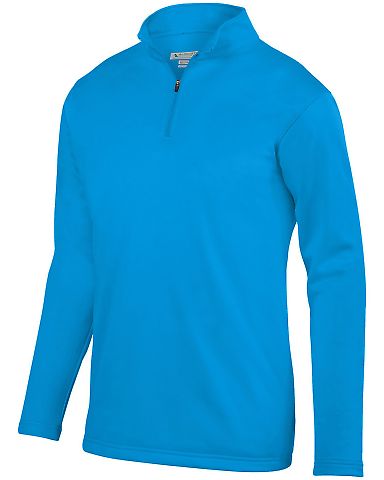 Augusta Sportswear 5508 Youth Wicking Fleece Pullo in Power blue front view