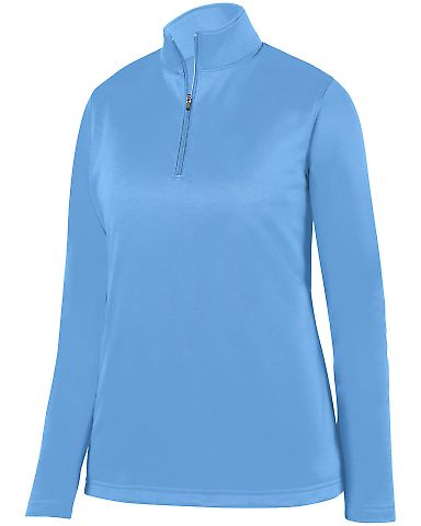 Augusta Sportswear 5509 Women's Wicking Fleece Qua in Columbia blue front view