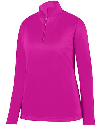 Augusta Sportswear 5509 Women's Wicking Fleece Qua in Power pink front view