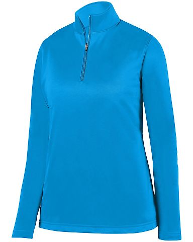 Augusta Sportswear 5509 Women's Wicking Fleece Qua in Power blue front view