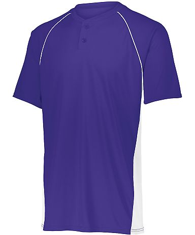 Augusta Sportswear 1560 Limit Jersey in Purple/ white front view