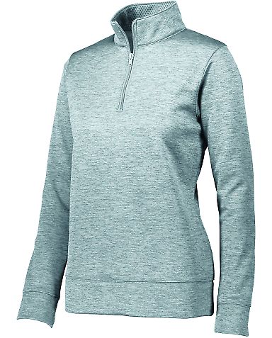 Augusta Sportswear 2911 Women's Stoked Pullover in Silver front view