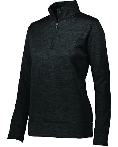 Augusta Sportswear 2911 Women's Stoked Pullover in Black front view