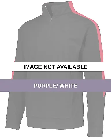 Augusta Sportswear 4387 Youth Medalist 2.0 Pullove Purple/ White front view