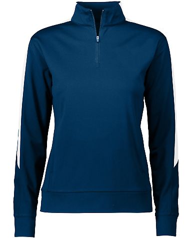 Augusta Sportswear 4388 Women's Medalist 2.0 Pullo in Navy/ white front view