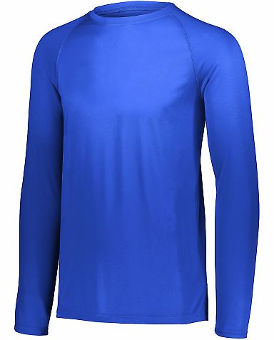 Augusta Sportswear 2795 Adult Attain Wicking Long- in Royal front view