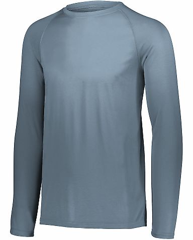 Augusta Sportswear 2796 Youth Attain Wicking Long  in Graphite front view