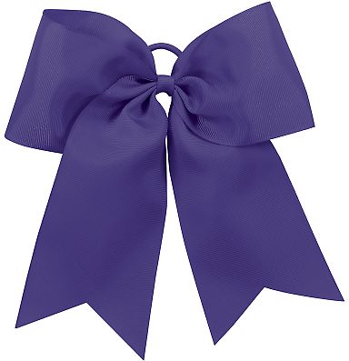 Augusta Sportswear 6701 Cheer Hair Bow in Purple front view