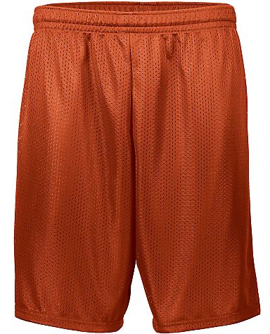 Augusta Sportswear 1848 Longer Length Tricot Mesh  in Orange front view