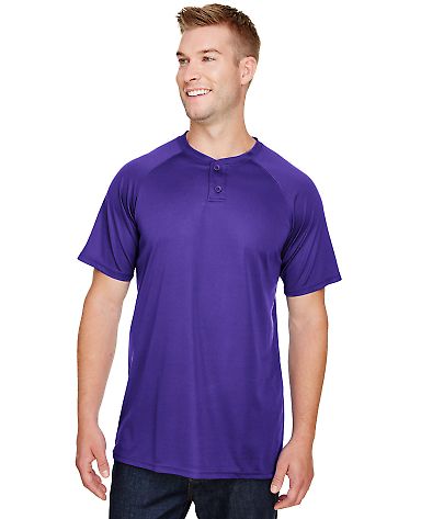 Augusta Sportswear AG1565 Adult Attain 2-Button Ba in Purple front view