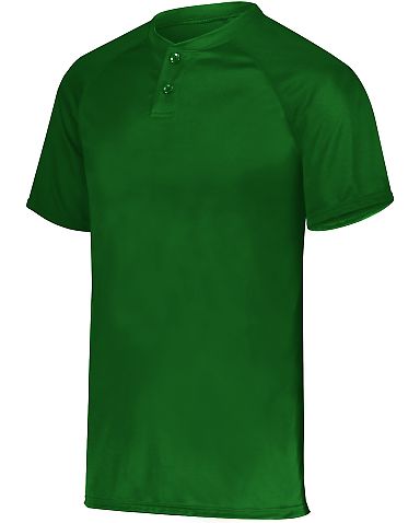 Augusta Sportswear 1566 Youth Attain Two-Button Je in Dark green front view