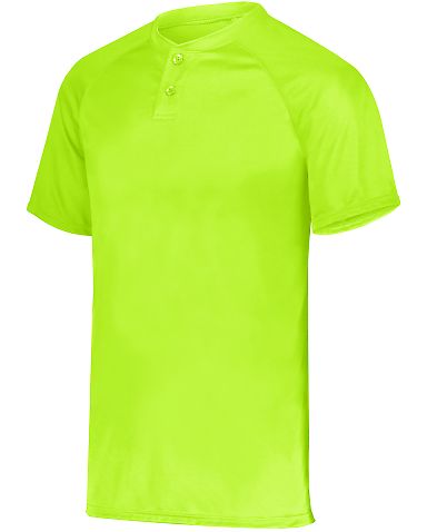 Augusta Sportswear 1566 Youth Attain Two-Button Je in Lime front view