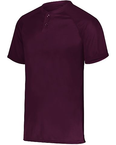Augusta Sportswear 1566 Youth Attain Two-Button Je in Maroon front view