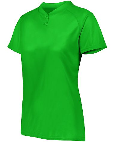 Augusta Sportswear 1567 Women's Attain Two-Button in Kelly front view