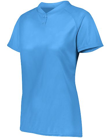 Augusta Sportswear 1567 Women's Attain Two-Button  in Blue grey front view