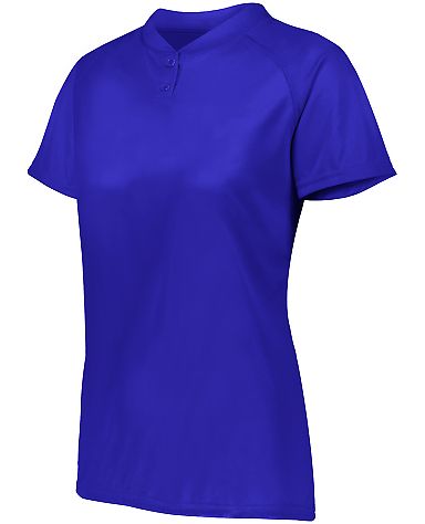 Augusta Sportswear 1567 Women's Attain Two-Button  in Purple front view