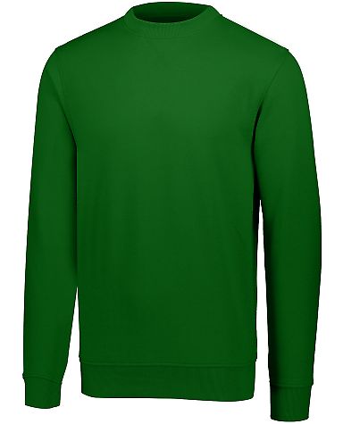 Augusta Sportswear 5416 60/40 Fleece Crewneck Swea in Dark green front view