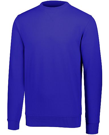 Augusta Sportswear 5416 60/40 Fleece Crewneck Swea in Purple front view